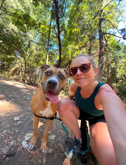 Trail days with Kaya